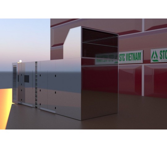 Vỏ cách âm máy phát điện 25 Kva Denyo