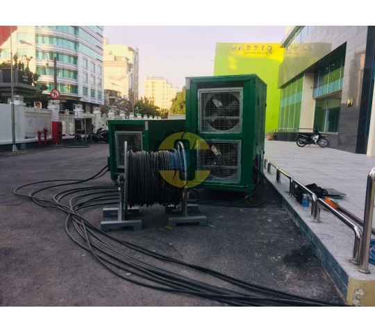 Thử tải máy phát điện 825 kva